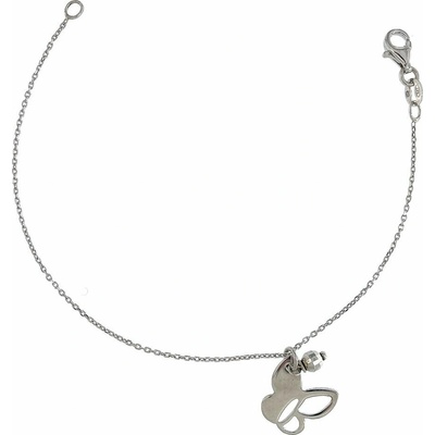 INFINITYSILVER Strieborný náramok s motýlikom 22139718