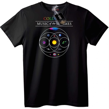 NOONEBRAND Тениска Coldplay Музика на Сферите - S, White