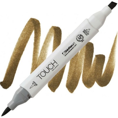 Lihová fixa TOUCH oboustranná Brush & Chisel, Bronze (BR99)