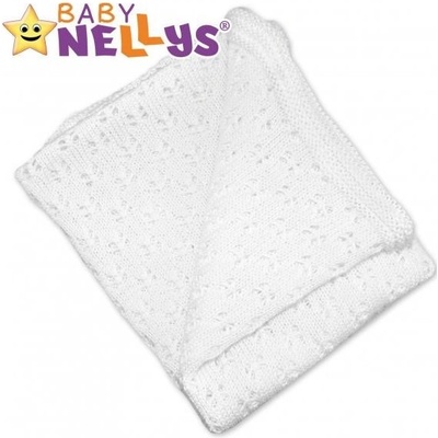 Baby Nellys dečka do kočárku bílá