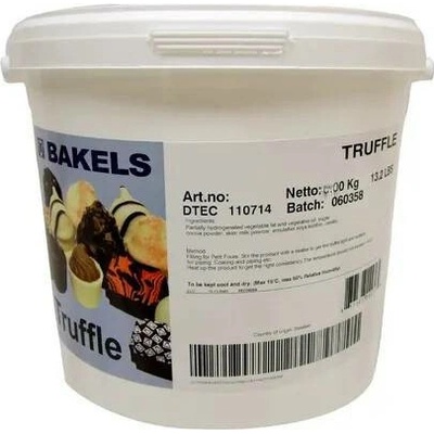 Bakels Ganache Truffle bílá čokoláda švýcarská kvalita 250 g