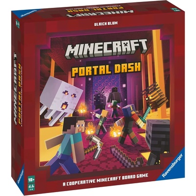 Ravensburger Настолна игра Minecraft: Portal Dash - кооперативна