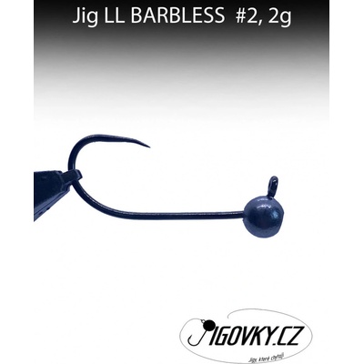 Jigovky.cz Jigová hlavička LL BARBLESS vel.2 2g 5 ks