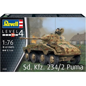 Revell Модел за сглобяване, Revell, Sd. Kfz. 234/2 Puma, 69 части