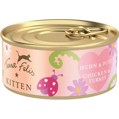 Terra Felis Kitten kura a morka 70 g