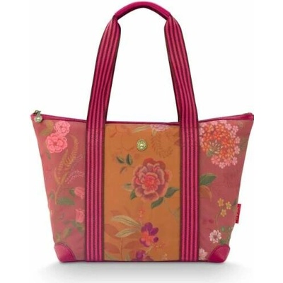 Pip Studio Tilda Bodhi Flower střední plážová taška růžová