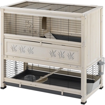 Ferplast dřevěná klec Cottage Indoor Home 108 x 59 x 102,5 cm