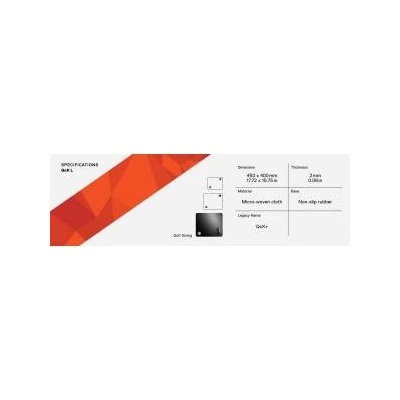 SteelSeries Mouse pad Steelseries, 400 mm x 450 mm x 2 mm, black
