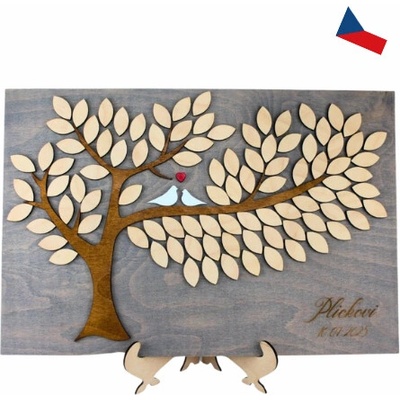 Paris Dekorace Strom přání (kniha hostů) – Zboží Mobilmania