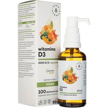 Aura Herbals Vitamín D3 2000 IU Vegan kvapky 50 ml