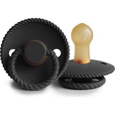 Friggg Rope kaučuk cumlík Jet Black 1 ks