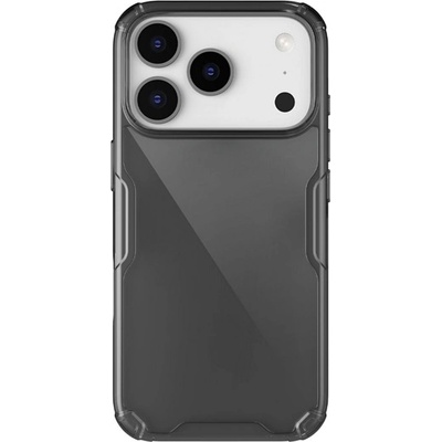 Nillkin iPhone 17 Pro NILLKIN NATURE PRO Силиконов удароустойчив протектор за телефон с ъгъл с въздушна възглавница, ЧЕРЕН GP-175271 (GP-175271)