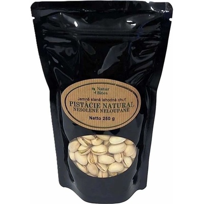 NaturBites Pistácie natural neloupané 250 g