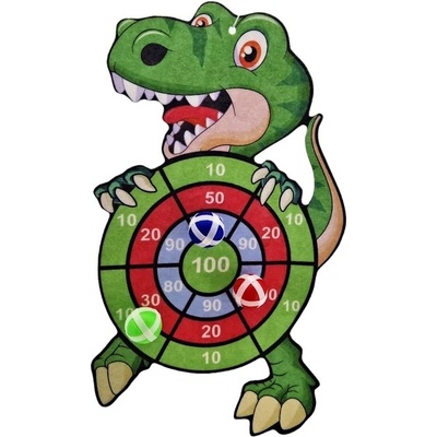 Terč dino s loptičkami