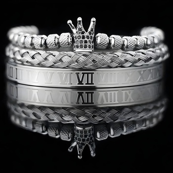 HARAHU Гривни ja-34400 - Сребриста / Черна kp34400 (ja-34400)