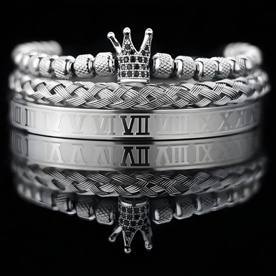 HARAHU Гривни ja-34400 - Сребриста / Черна kp34400 (ja-34400)