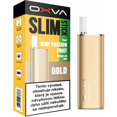 OXVA SLIMSTICK 1500 mAh Kiwi Passion Fruit 20mg Gold color