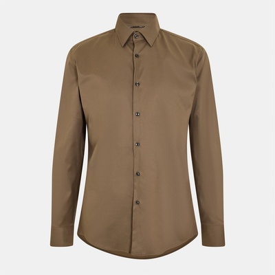 HUGO BOSS Риза с дълъг ръкав Boss Men's P Hank Kent Long Sleeve Oxford Shirt - Green