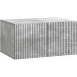 vidaXL Стенно монтиран ТВ шкаф 59, 5 x 41 x 30 см Бетонно сиво (898508)