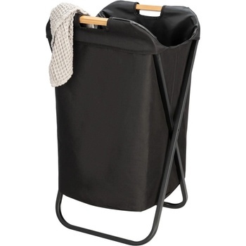 Wenko Черен сгъваем кош за пране Loft - Wenko (50700100)