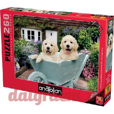 Anatolian Пъзел anatolian 3310 - 260 части - Кученца в количка (p3310)