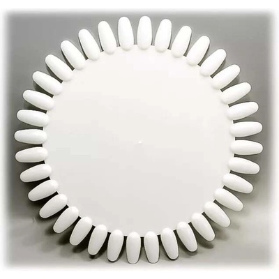 Starnails Vzorník na UV gel/gel lak/ lak, NATURAL tvar mandle sluníčko velké