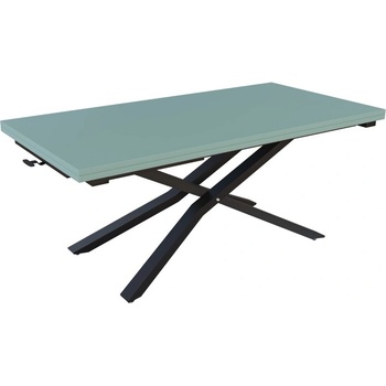 IVM BG Разтегателна маса Соренто с повдигащ механизъм - зелен дъск блу