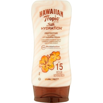 Hawaiian Tropic Silk Hydration opalovací krém SPF15 180 ml