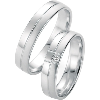 SP-10050 Snubní prsteny s diamantem