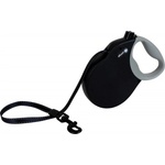alcott Expedition retractable leashes - автоматичен повод с мека дръжка Експедиция, ЧЕРЕН, размер L - дължина на повода 7, 3 м - подходящо за кучета до 49, 8 кг EXLBK