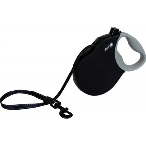 alcott Expedition retractable leashes - автоматичен повод с мека дръжка Експедиция, ЧЕРЕН, размер L - дължина на повода 7, 3 м - подходящо за кучета до 49, 8 кг EXLBK