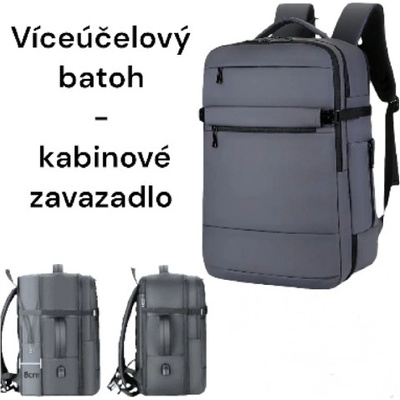 RB-nakuplevne Víceúčelový šedý 26 l