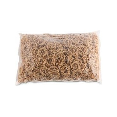 Gumičky Office Products 40mm 1kg prírodná farba