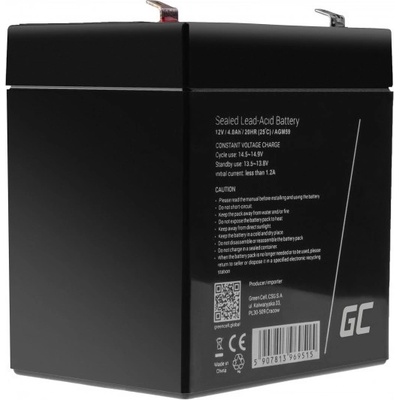 Green Cell 12V 4Ah AGM59