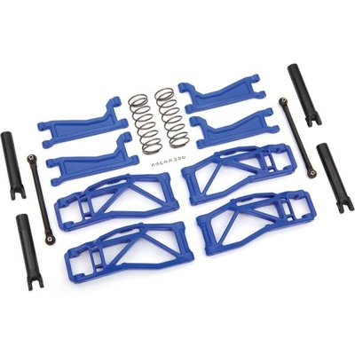 Traxxas Комплект окачване на колела Traxxas син (за WideMaxx)