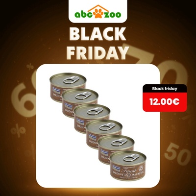 Fish4Cats Finest Sardinka s makrelou 6 x 70 g