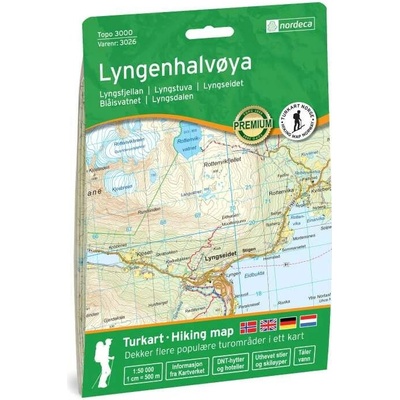 mapa Lyngenhalvoya 1:50 t.