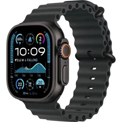 Apple Watch Ultra 2 GPS + Cellular 49mm Black Titanium Case with Black Ocean Band MRFM3LL/A