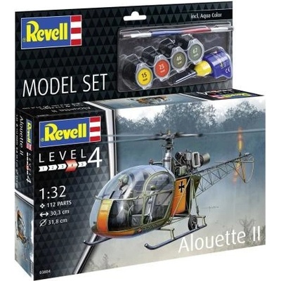 REVELL ModelSet vrtulník 63804 Alouette II 1:32