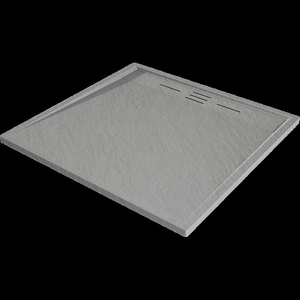 Mexen Amon квадратен поддушов корито SMC 90 x 90 см, сив - 4F619090 (4F619090)