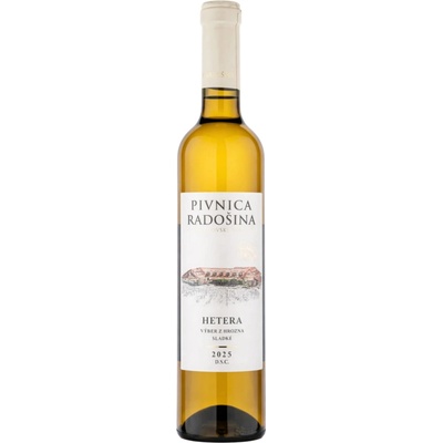 Pivnica Radošina Hetera 2025 sladké 9% 0,75 l (čistá fľaša)