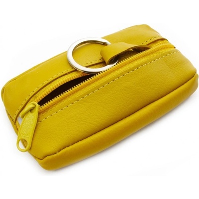 Arwel Kožená klíčenka 619-2418 žlutá