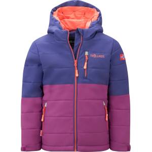 TROLLKIDS Детско ски яке Trollkids Kid's Hemsedal Snow Jacket XT Ski jacket - Dark Purple / Bright Berry / Radiant Red - размер 176 (EU) (703-4665-0220)