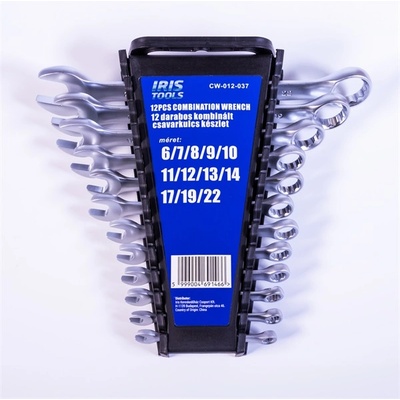 IRIS TOOLS cw-012-037 Комплект от 12 комбинирани гаечни ключа (cw-012-037)