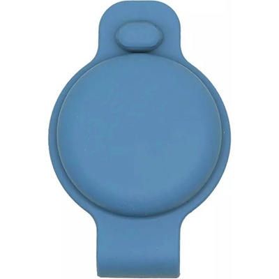 JC Силиконов държач за каишки за домашни любимци за Apple AirTag - JC AirTag Pet Collar Back Clip (син)