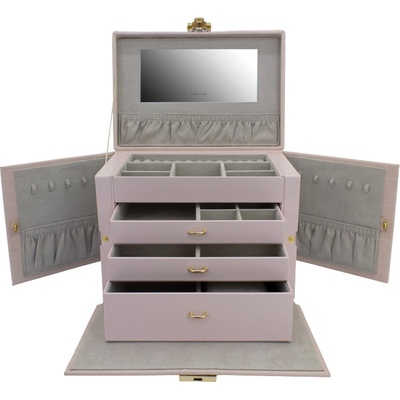 Friedrich Lederwaren šperkovnice Caiman růžová