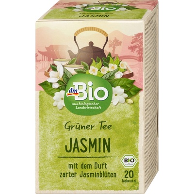 dmBio bio zelený čaj s jasmínem 30 g