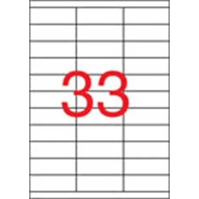 APLI Etikety, univerzálne, 70x25,4 mm, APLI, 3300 etikiet/bal