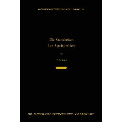 Die Krankheiten Der Speiser hre | Hugo Starck