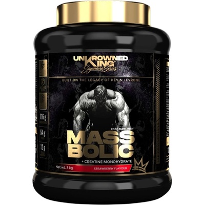 UnKrowned King by Kevin Levrone MassBolic Gainer | with Creatine Monohydrate & Tribulus [3000 грама] Ягода